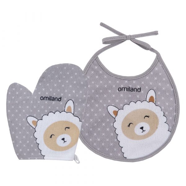 Omiland Aday Waslap Print Alpaca Random - OTA1210