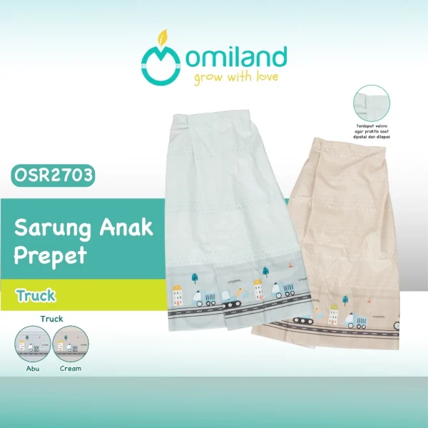 Omiland Sarung Anak Model Prepet Motif - Gambar 2