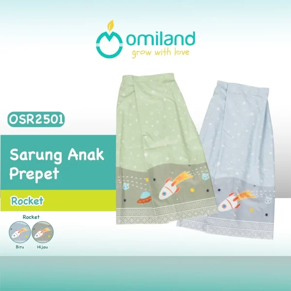 Omiland Sarung Anak Model Prepet Motif - Gambar 3