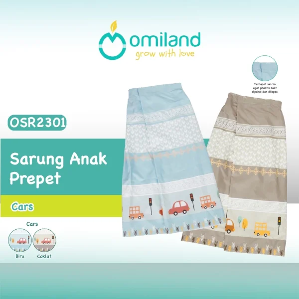 Omiland Sarung Anak Model Prepet Motif - Gambar 4